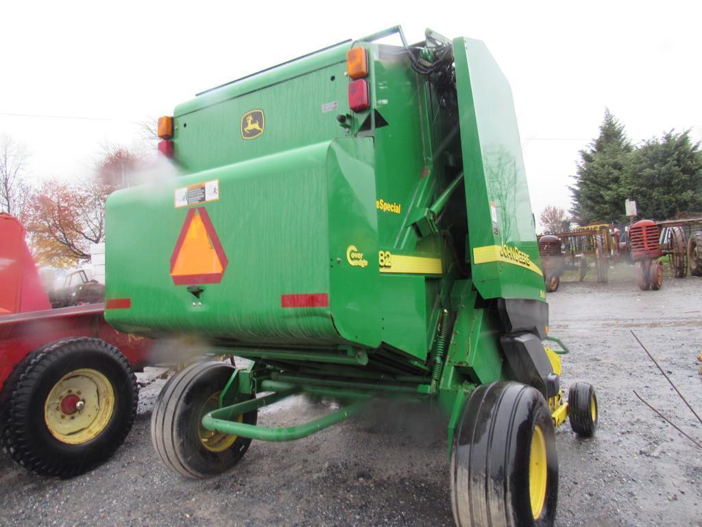 JD 582 Rnd Bale, New wrap, Silage Special