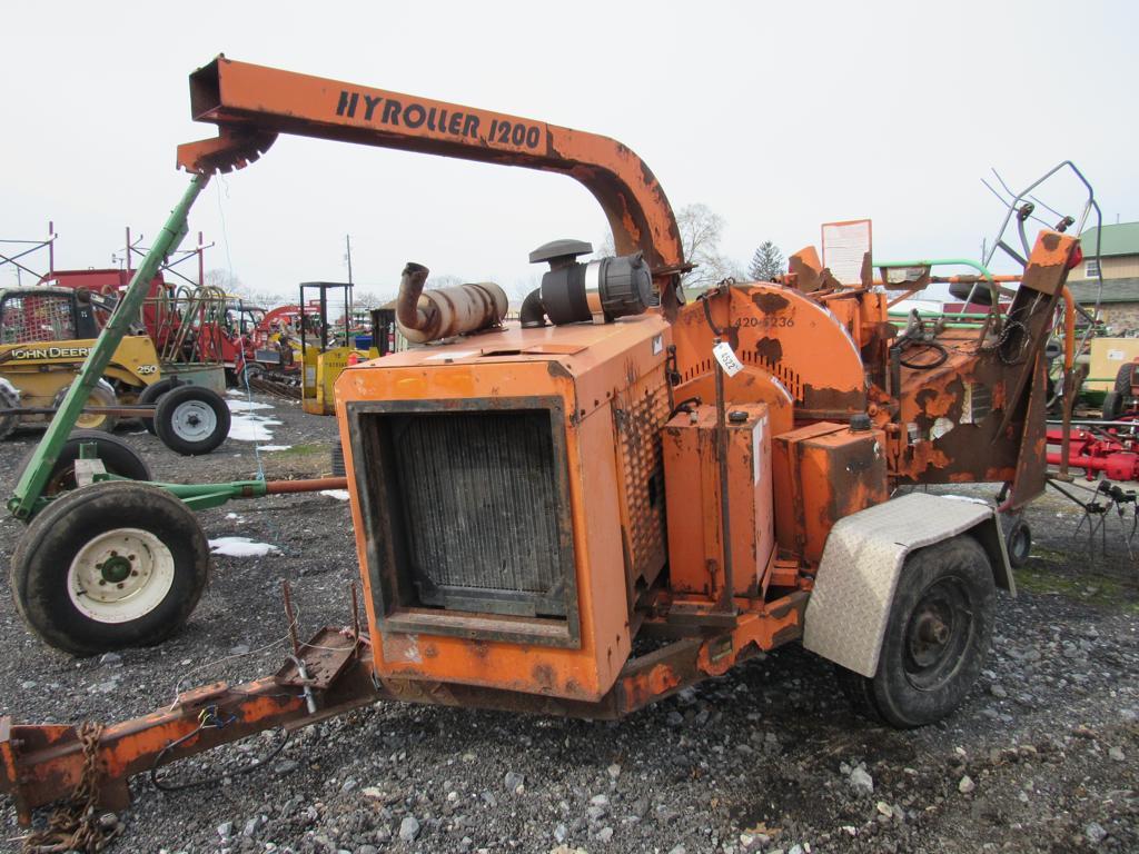 Wood Chuck Hi-Roller 1200 12" Wood Chipper