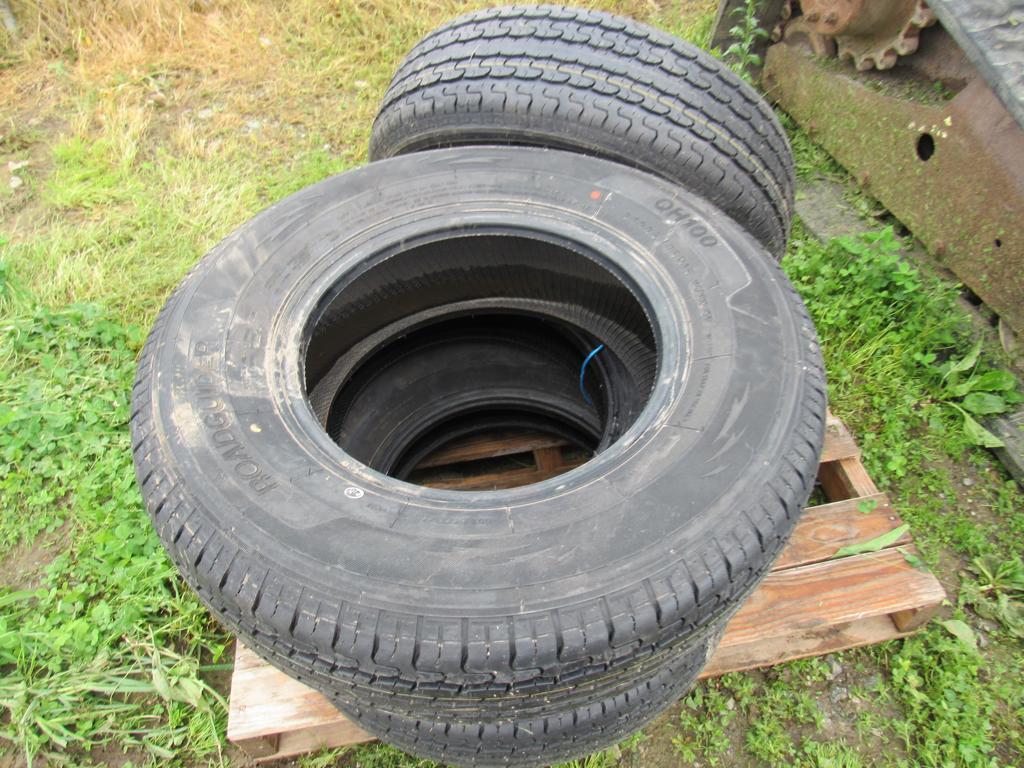 (New) ST225/75R15 Radial Trailer Tires (set of 4)