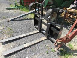 Kivel 48" Pallet Fork Attachment, 4200 lb Capacity