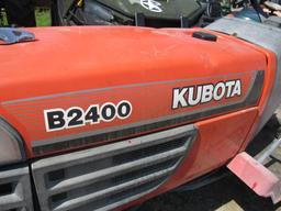 Kubota B2400 4x4 Tractor, ROPS, Dsl,