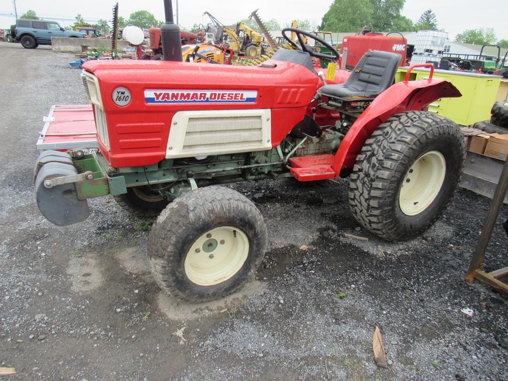 Yanmar 1610D Tractor w/ 3pt Blade, Tires Chains,