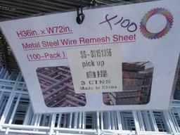 36" x 72" Metal Steel Wire Remesh Sheet