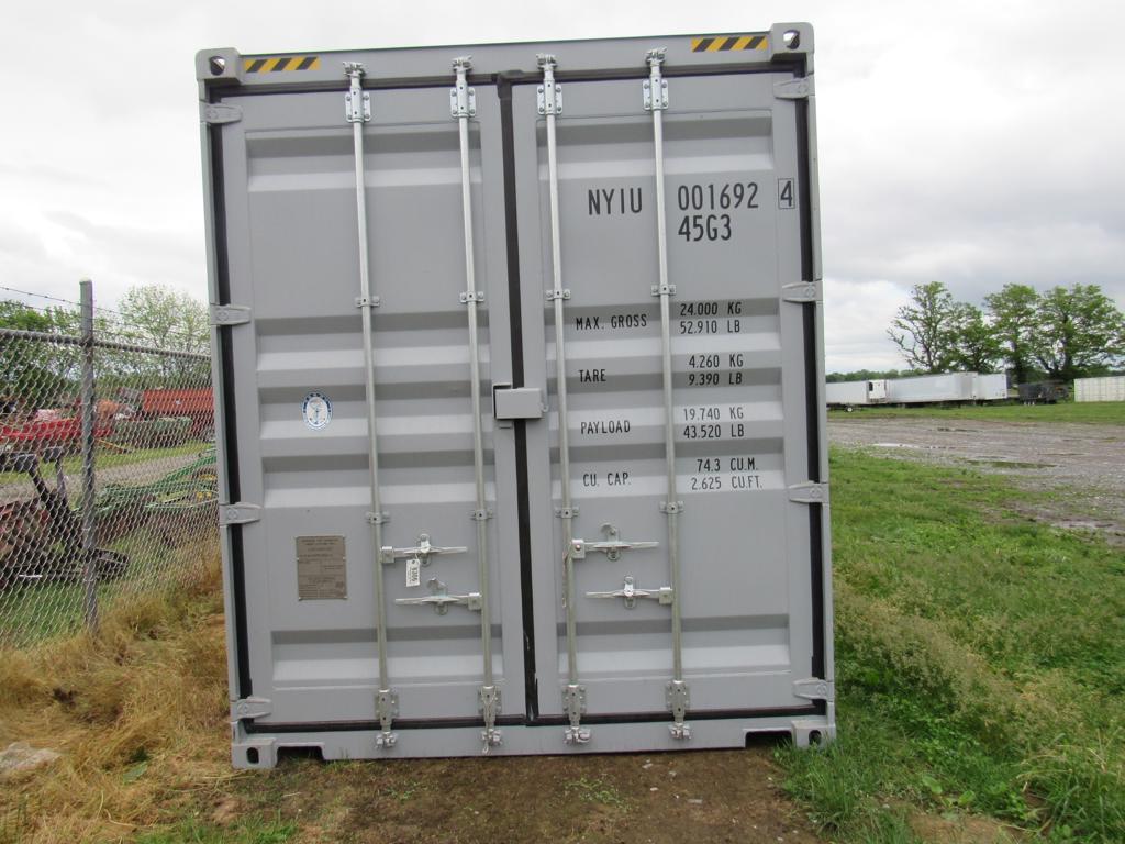 40' Container, 4 side Doors,  1 End Door