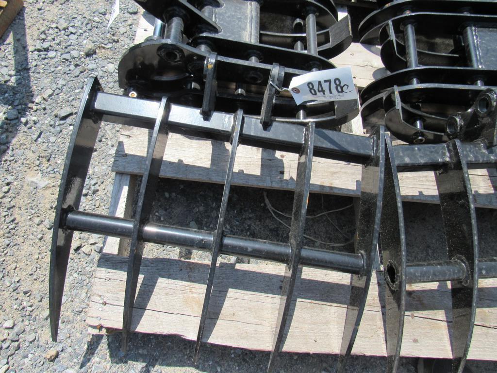 Miva Mini Excavator Root Rake, 1-3 Ton Excavator