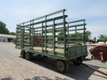 Hay Wagon w/12T Running Gear & Tandem Rear Wheels