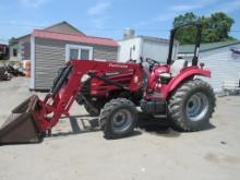 Mahindra 2555 4WD Tractor w/Loader, ROPS, Dsl