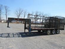 1984 Zimmerman 3-Axle Trailer w/ Title,GVW: 21,000