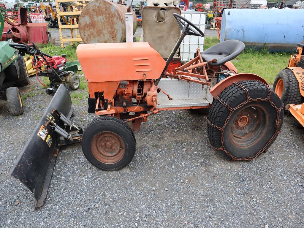 PowerKing 3pt Tractor w/ Snowplow, 14HP,