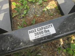 (New) Kivel 48" Pallet Fork Attachment, 3500lb Cap