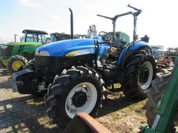NH T5040 Tractor, 4WD, Dual Remotes, ROPS,