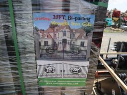 Greatbear 20' Bi-Parting Iron Gate Pair,