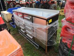 Workbench 10 Drawer, 2 Cabinet 7'