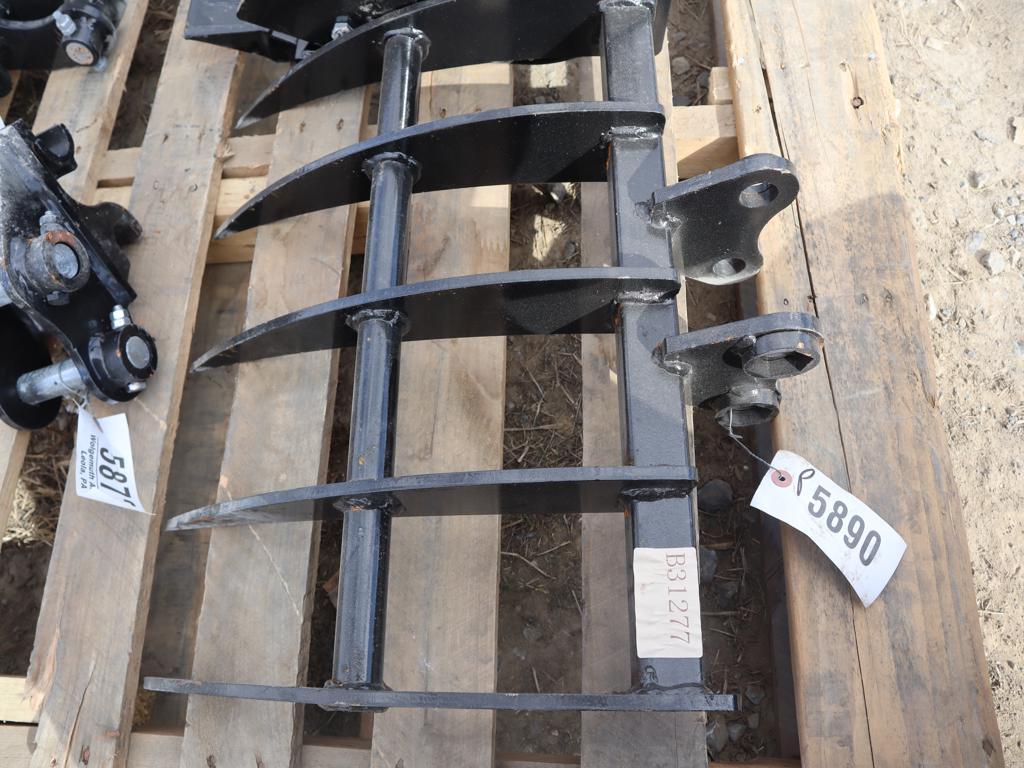 Miva Mini Excavator Root Rake