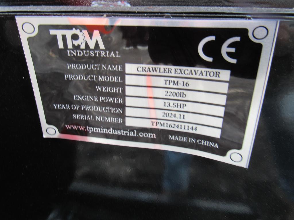 TPM 16 Mini Excavator