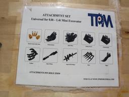 TPM Crate of Mini Excavator Attach.