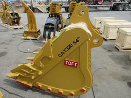 TOFT CAT320S 54" Skeleton Excavator Bucket