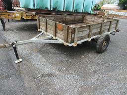 Homemade Single Axle Trailer (NO Title)