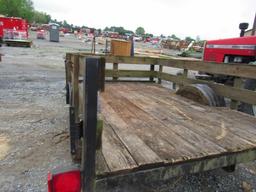 8ft Single Axle Landscape Trailer (NO Title)
