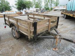 8ft Single Axle Landscape Trailer (NO Title)