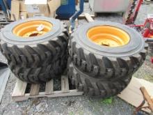 12-16.5 SKS Tires on Wheels for Case (set of 4)