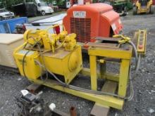 30 Ton Hydraulic Pump & Tank
