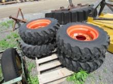 10-16.5 FR SKS1 Tires on Wheels