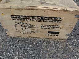12 x 20 x 10 Livestock Shed