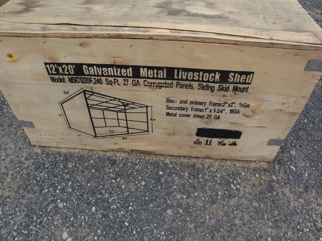 12 x 20 x 10 Livestock Shed