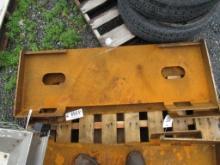 Skidloader Plate