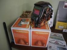 Set of Auto Darkening Welding Helmets