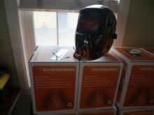 Set of Auto Darkening Welding Helmets