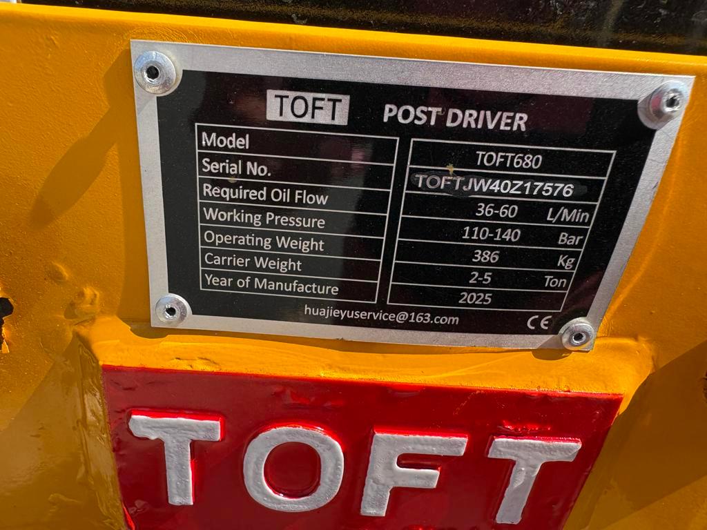 TOFT 680 Post Driver