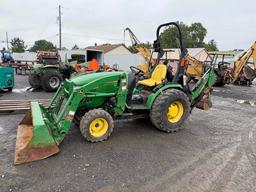 2014 John Deere 2032R 4WD Backhoe