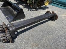 12,000 LB Axle (pair)