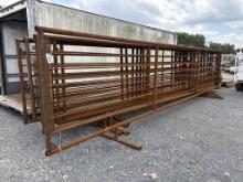 24ft Corral Panels w/ a 10ft Gate