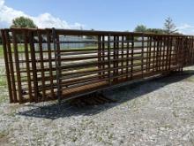 24ft Corral Panels w/ a 10ft Gate