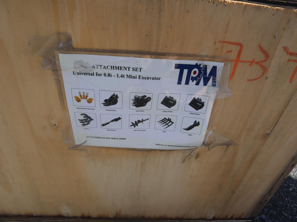 TPM Crate of Mini Excavator Attach.