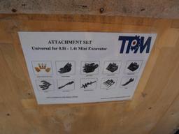 TPM Crate of Mini Excavator Attach.