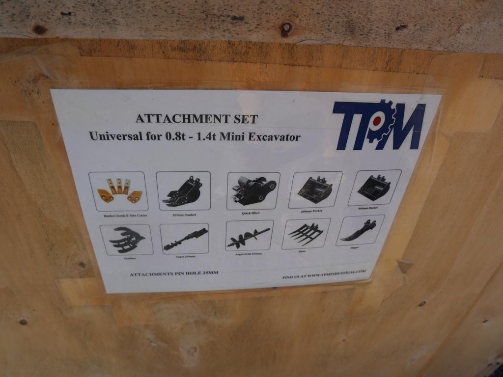 TPM Crate of Mini Excavator Attach.