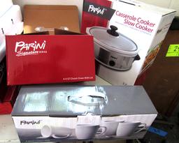 parini mugs, cookware, slow cooker