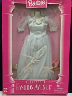 Barbie's Fashion Avenue Collection Bridal Gown and Sports Fashion Outfit