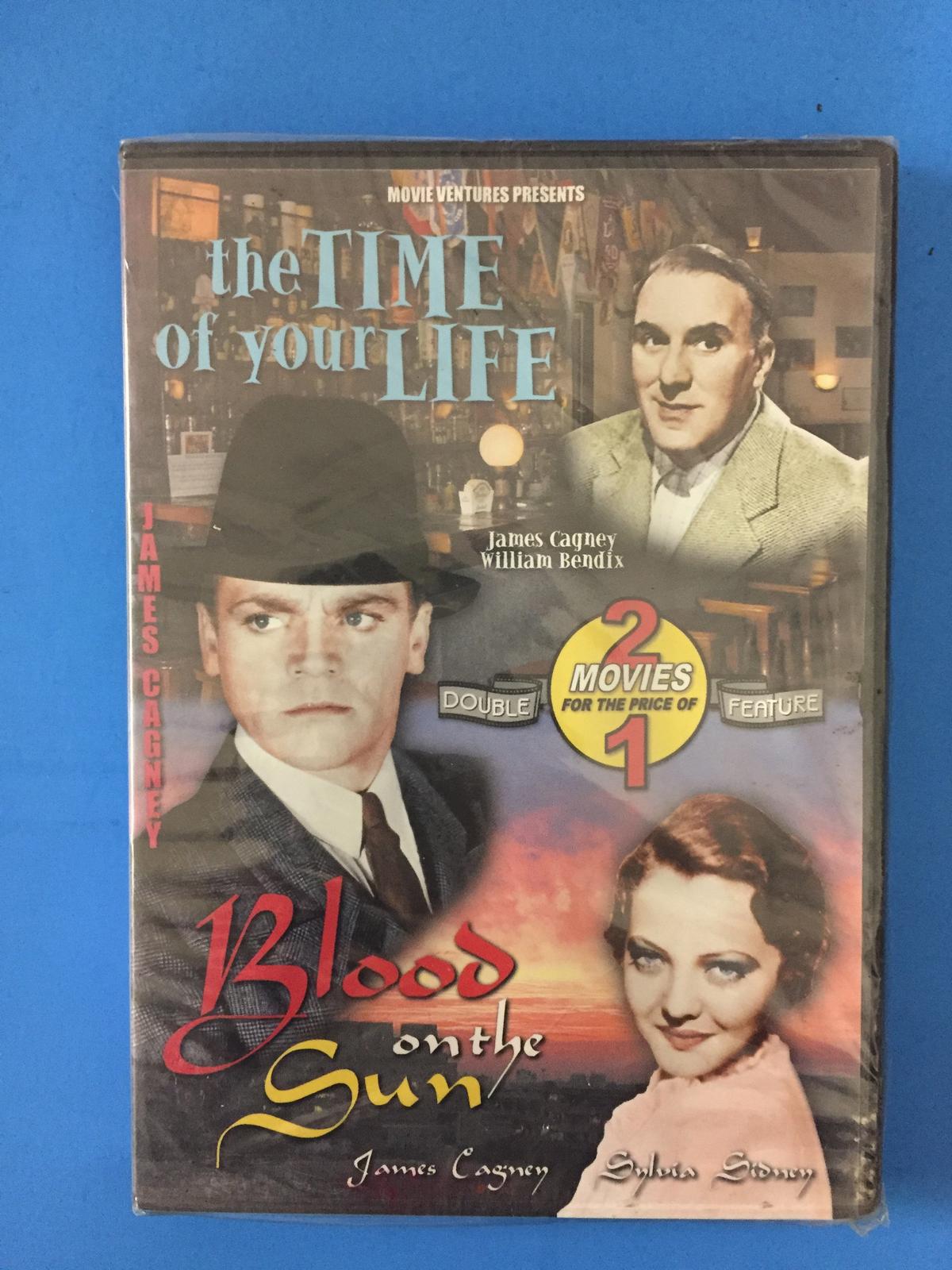 BRAND NEW SEALED Double Feature: The Time of Your Life & Blood On the Sun DVD