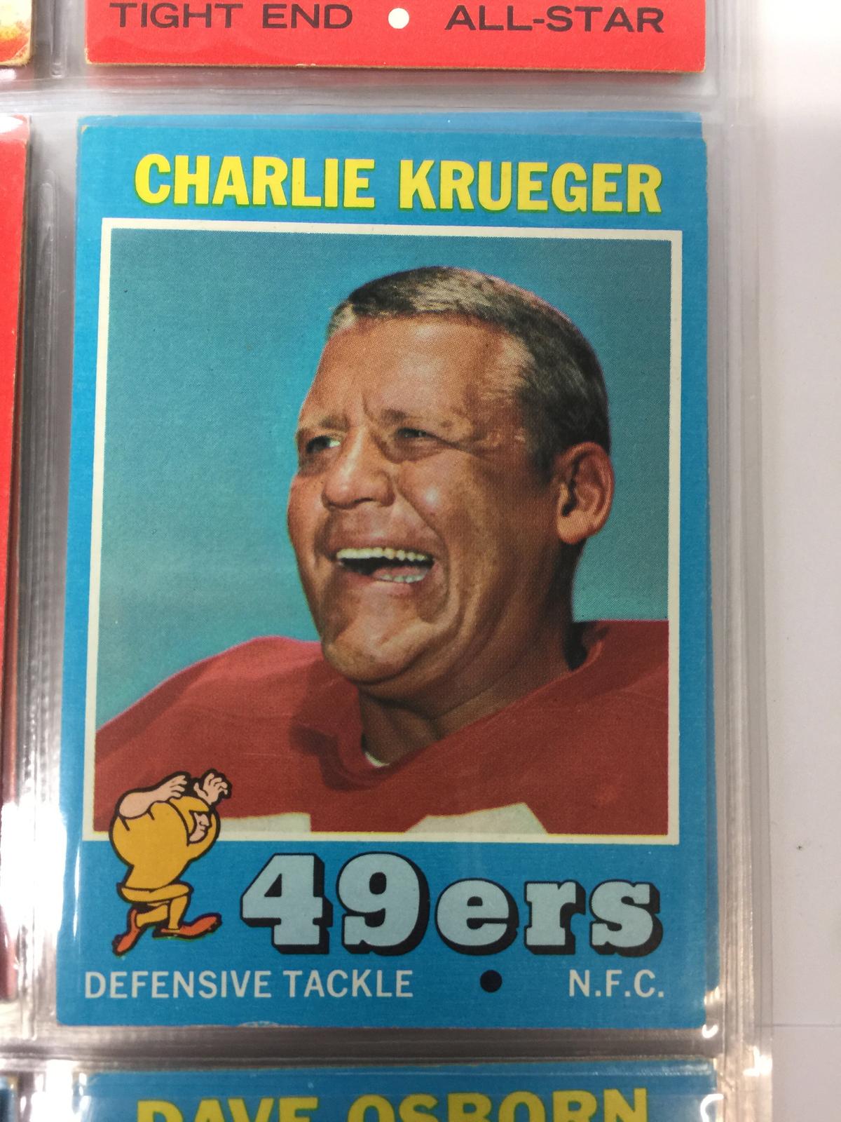 1971 Topps #213 Charlie Krueger 49ers