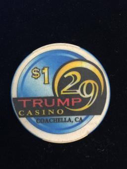 Trump Casino 29 $1 Casino Gaming Chip