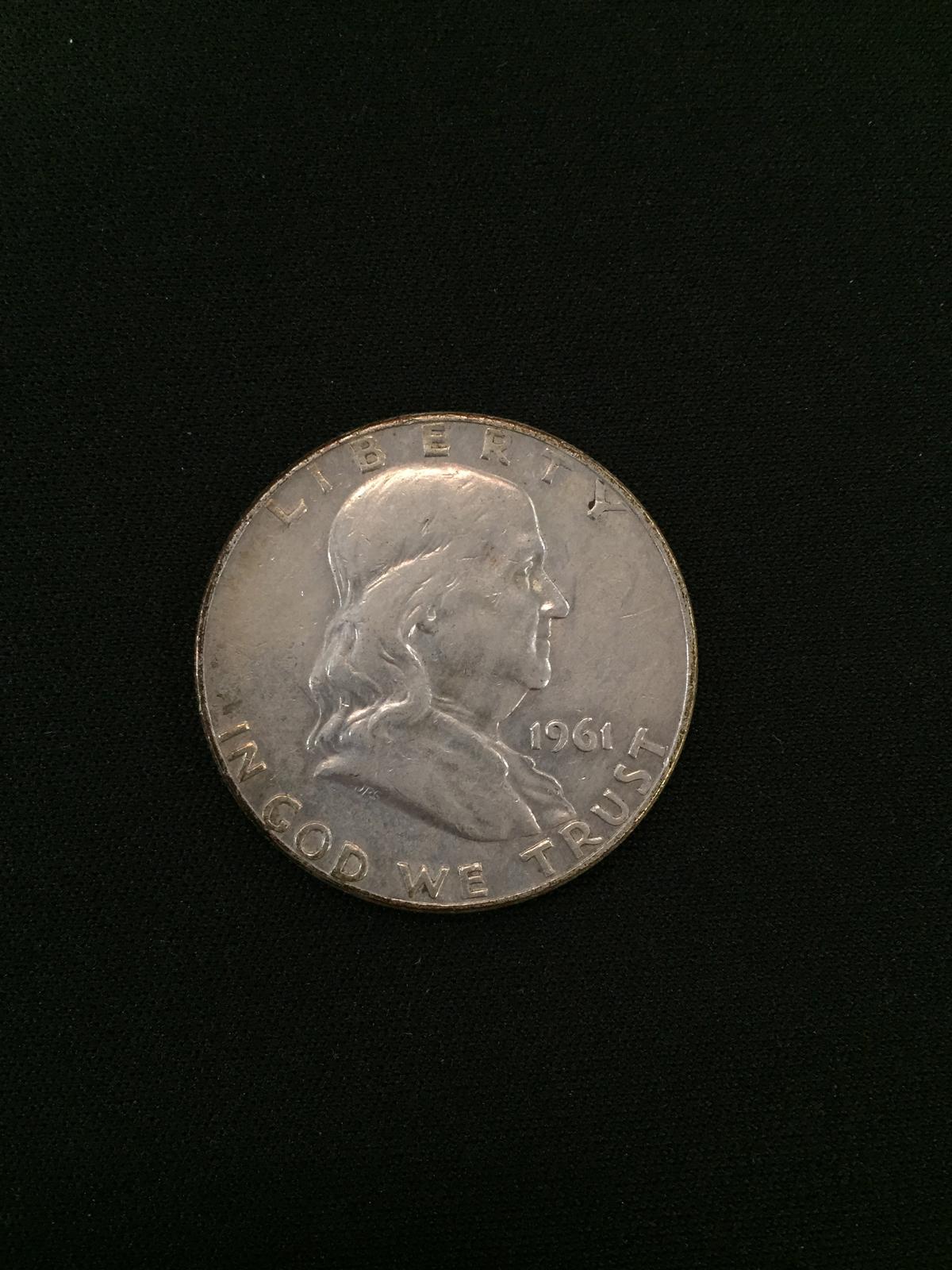 1961-D United States Franklin Half Dollar - 90% Silver Coin