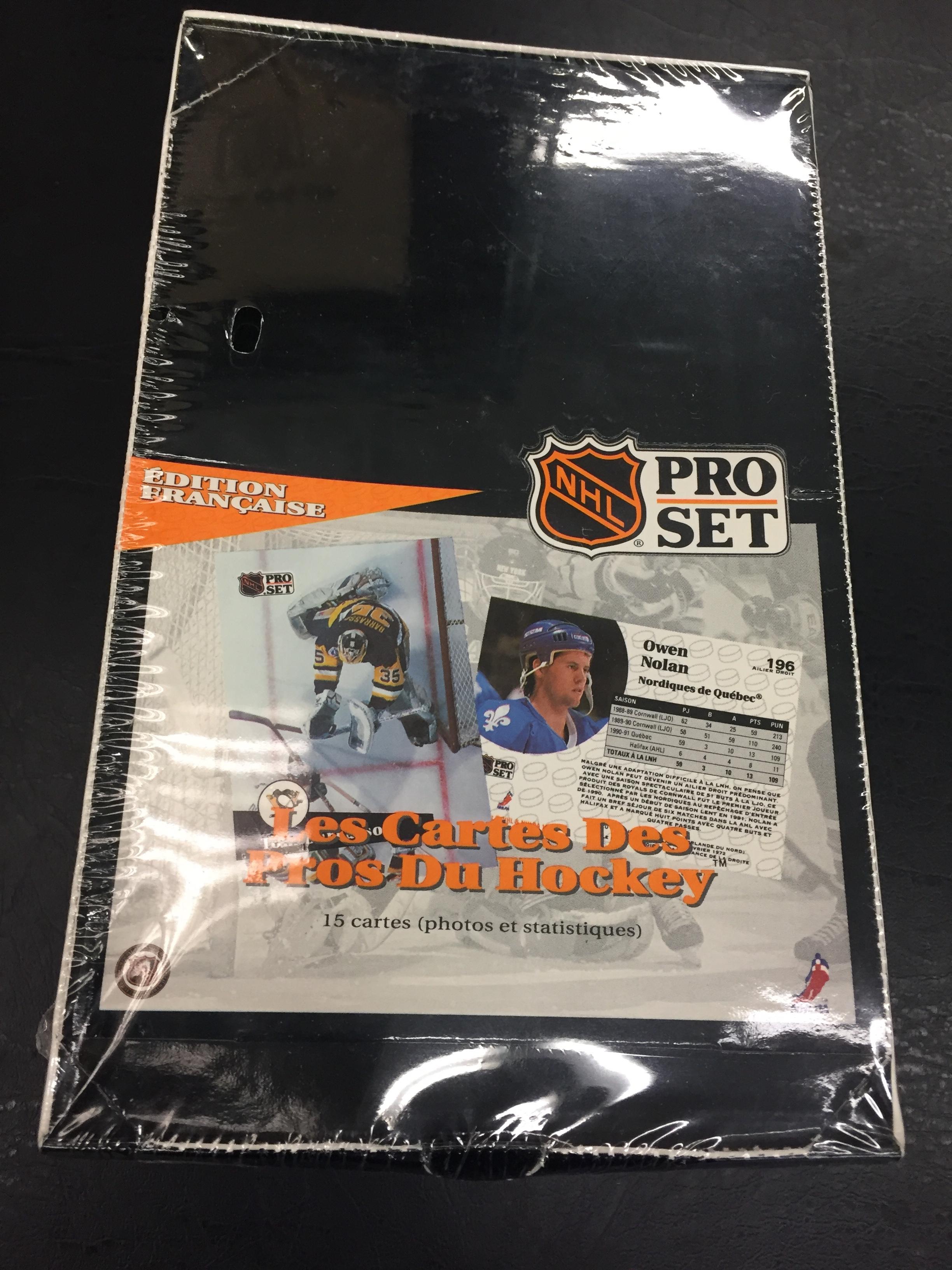 1991-92 Pro Set Hockey French Edition 36 Pack Wax Box - Factory Sealed