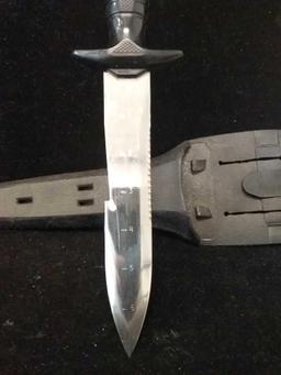 AMF Voit Swimaster Stainless Steel Scuba Knife With Sheath