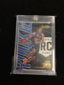 2018-2019 Panini Absolute Memorabilia Rookie Card ?Zhaire Smith? Philadelphia