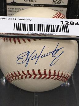 Signed EDGAR MARTINEZ Mariners Autographed Major League Baseball